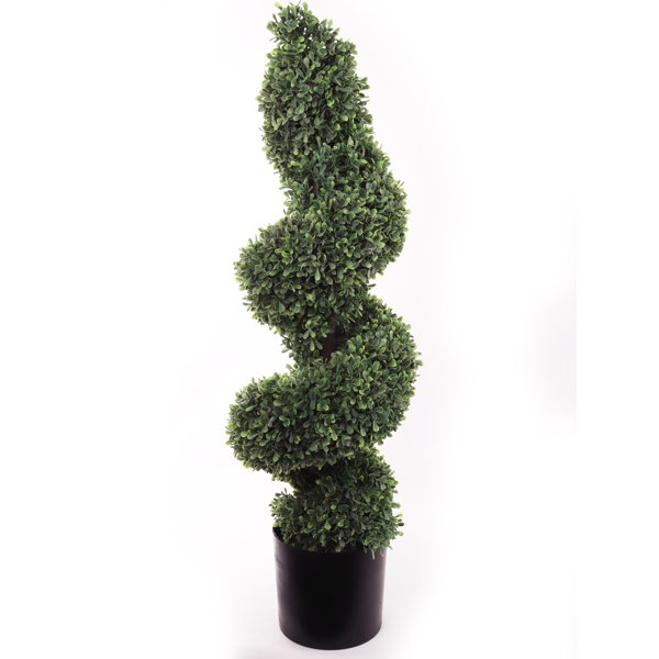 Primrue 36'' Faux Boxwood Topiary in Planter Wayfair
